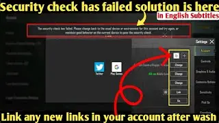 The security check has failed please change back to usual device or secure environment for account