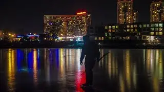 4K Ночные Нордические конькобежцы