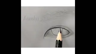 how to draw an eye for beginners || step by step , easy way to draw an eye ,, #art #eyesketch