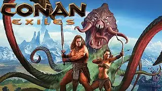 [4] New Base Location and NPC Camp Battle! (Conan Exiles Multiplayer Gameplay)