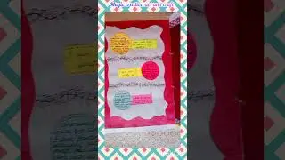 Student Portfolio | Project making | Portfolio for School | holiday homework✨💖 #easy #art #project