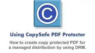 How to Copy Protect PDF with DRM options