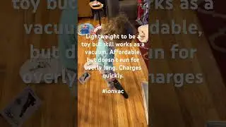 IonVac Review and use by toddler #vacuum #toys #ionvac