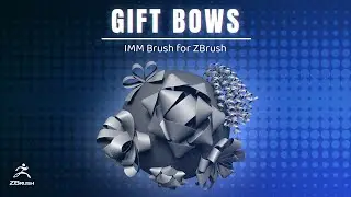 Gift Bows - Present Loops IMM Brush for ZBrush 2022