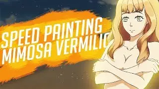 The Big Boobs of Mimosa Vermillion - Hot Drawing +18 (Black Clover). Рисунок Мимоза Вермиллион