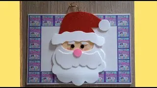 como hacer un santa claus de fomi o fieltro PASO A PASO #diy #tutorial