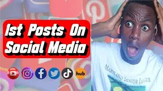 First Uploads ever on every Social Media Platforms//The last one will shock you 😱