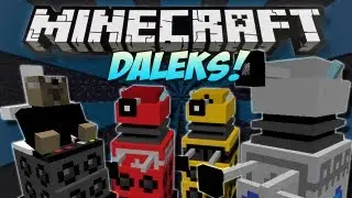 Minecraft | DALEKS MOD! | Testificate Village Destroyers! [1.4.7]