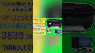 HP DeskJet Ink Advantage 3835 usb driver download and Setup.#hpprintersetup #hp