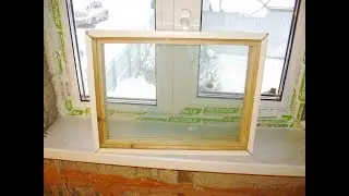DIY wooden double-glazed windows (how to make a wooden double-glazed window)