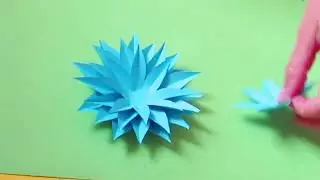 Cum sa faci un fulg de zăpadă 3D Simplu de facut ❄️❄️☃️☃️☃️❄