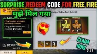 Today Redeem Code Free Fire | FF newm Code Free Fire | 10 June RedeemCoe Free Fire | FF Max