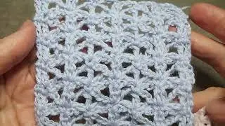 Узоры крючком для начинающих*The simplest crochet patterns*Ажурный узор крючком для топов Урок 405