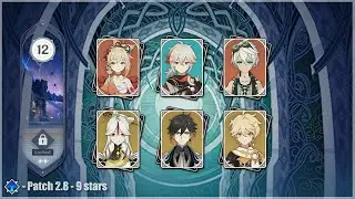 [2.8] - Genshin Impact - Abyss - Floor 12 / 9 stars - Yoimiya / Ningguang