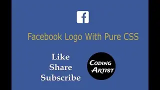 Facebook Logo With Pure CSS.