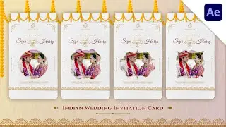 Indian Wedding Invitation Video || After Effects Template Download