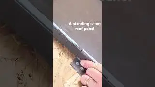 standing seam metal roof panel trick                👇 see full video here
