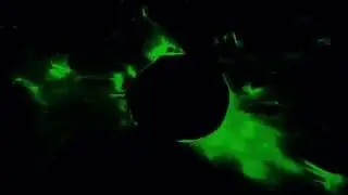 Green black hole liquid background