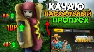 ПРОКАЧИВАЮ ПАСХАЛЬНЫЙ ПРОПУСК | ПИКСЕЛЬНАЯ ПАСХА | ЗАЛУТАЛ СКИН | RODINA RP