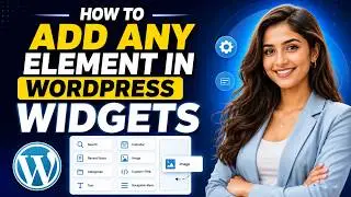 How to add any element in wordpress widgets