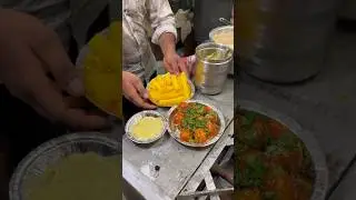 Spicy Potato Chaat of India😋 #youtubeshorts #streetfood #shorts