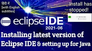 Complete installation and setup of Eclipse IDE latest version || Mayank Codes