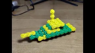 Корабль из конструктора 