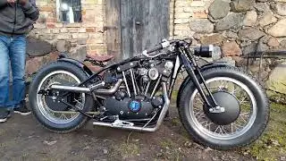 Lidobike#4 Harley Davidson Sportster Ironhead 1974 bobber custom by auglid