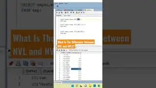 Difference Between NVL and NVL2 | Important Interview Question 2 | VARAHI IT | Oracle SQL