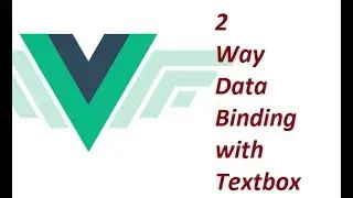 vue.js two way binding with textbox