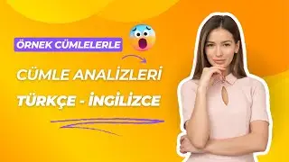 İNGİLİZCE-TÜRKÇE CÜMLE ANALİZLERİ. 1. BÖLÜM