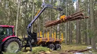 Country 130D med 8,5Pro kran och Valtra N104