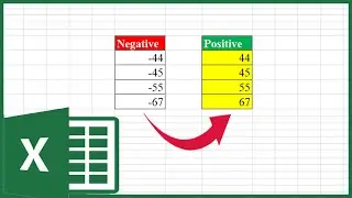 How to Change Negative Numbers to Positive in Excel (FAST!)