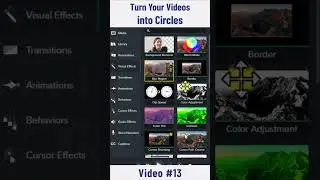 Turn Your Videos into Circles in Camtasia: Easy Tutorial | #Camtasia #Shorts