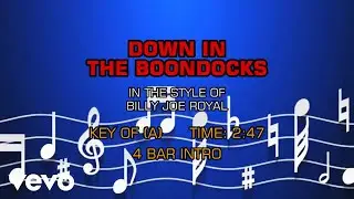 Billy Joe Royal - Down In The Boondocks (Karaoke)