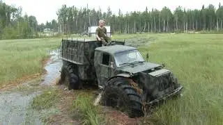 ИСПЫТАНИЕ БОЛОТОХОДА ( часть 1)