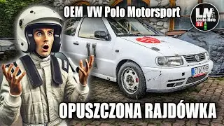 Opuszczona fabryczna rajdówka VW Polo 6N 1.4 16V Motorsport !!