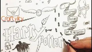 Harry Potter Doodle | Harry Potter doodle ideas