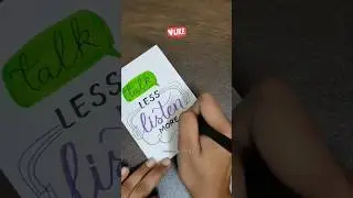 Simple calligraphy writing piece || Easy ways to make calligraphy artwork ||