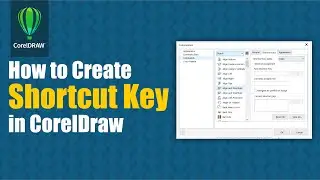 How to create shortcut key in coreldraw | CorelDraw Tutorial