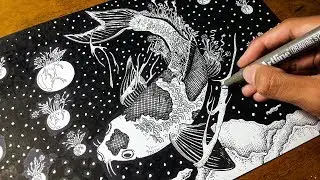 Draw a Koi Fish