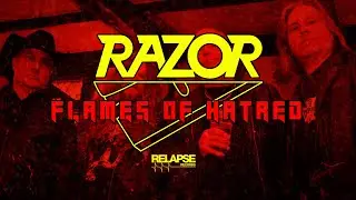 RAZOR - Flames of Hatred (Official Lyric Video)