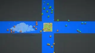 4 Kingdoms Fight With Only Naval Invasions! - Worldbox