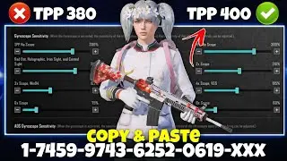 SENSITIVITY CODE | BGMI TODAY BEST ZERO RECOIL SENSITIVITY CODE | 3.6 UPDATE SENSITIVITY CODE