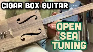Cigar Box Guitar - Open C Tuning for Slide 😎👍🏽