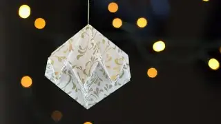 Vanoční ozdoba na stromeček | Christmas Diamond Ornament