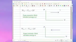 PV Diagrams and the direction of work