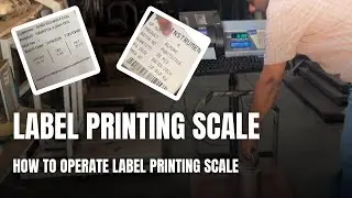 How Label Printing Scales Actually Work | How To Print Weight On Label