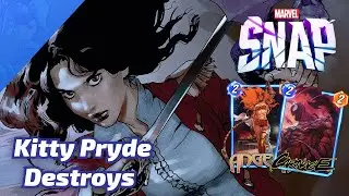 Kitty Pryde Destroys the Competition - Marvel SNAP Gameplay & Deck Highlight
