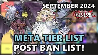 YuGiOh Meta Tier List Post September 2024 Ban List! | Best Meta and Rogue Decks? | Post INFO